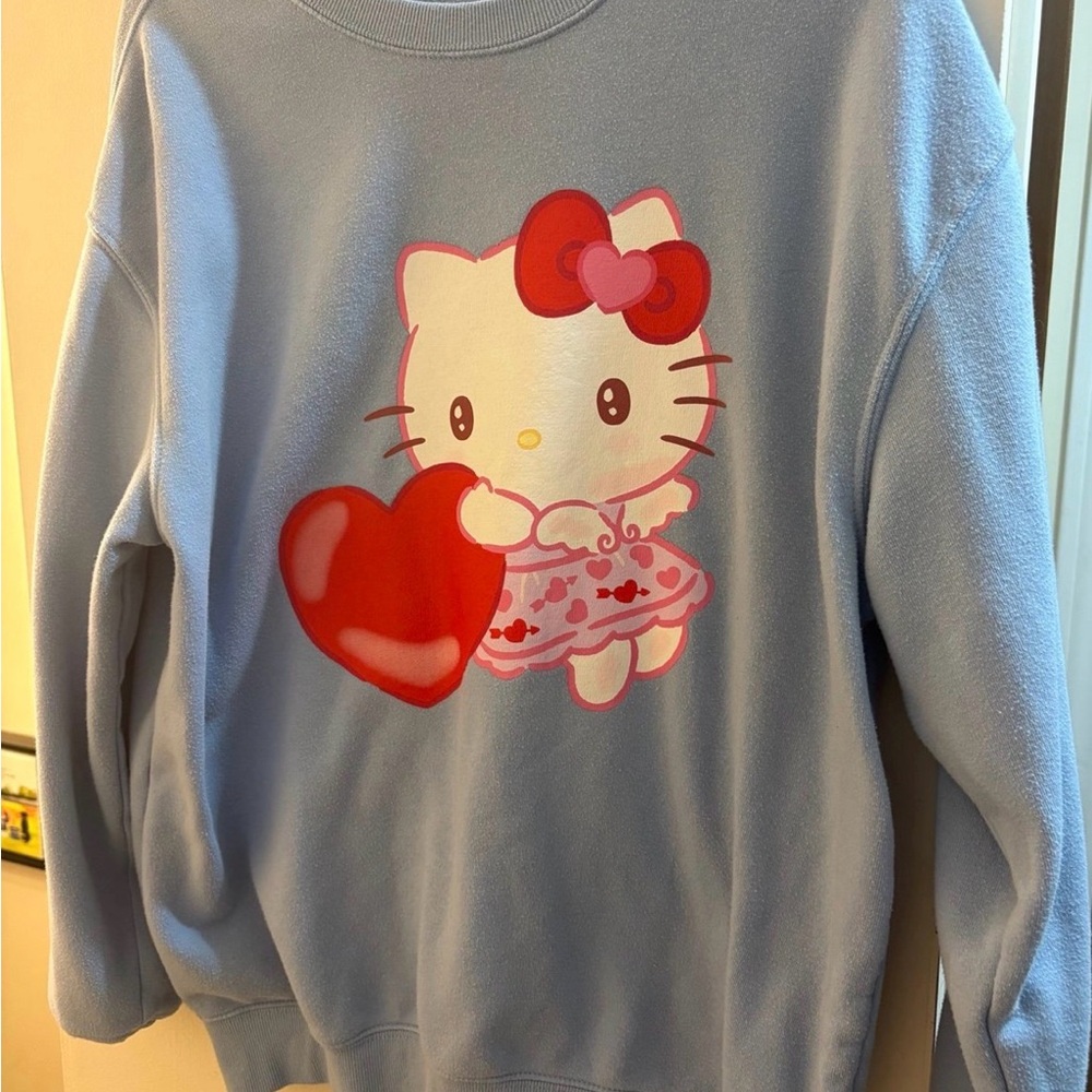 Hello Kitty Light Blue Sweater
